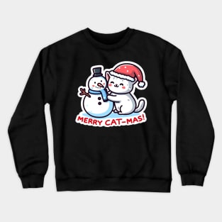 Merry Cat-Mas Crewneck Sweatshirt